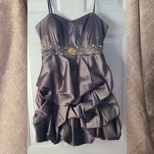 Masquerade Strapless Mini Dress